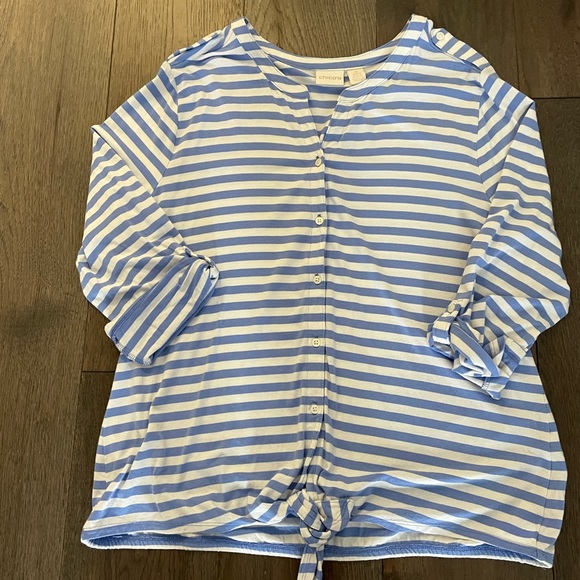 Chico’s 3/4 Sleeves Top - Picture 1 of 2